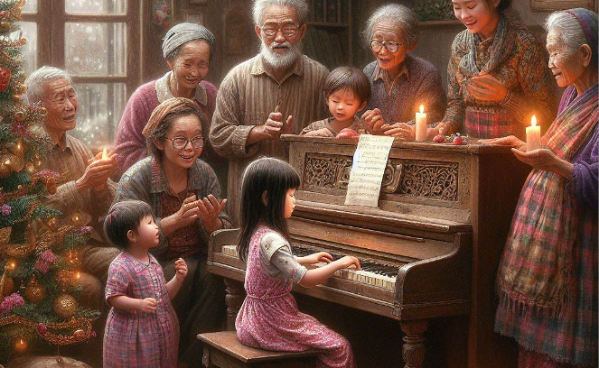 Christmas Eve Family Walk: Christian Short Stories