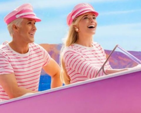 Actress and executive producer Margot Robbie, pictured with costar Ryan Gosling, was asked about the possibility of there being a "Barbie II" after the success of the original.